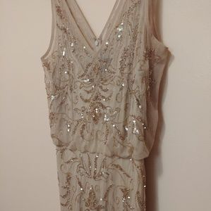 Gold Adrianna Papell Dress